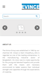 Mobile Screenshot of evincegroup.com